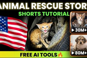 How to Make Animal Rescue Videos With AI — USA Audience, India Se Kamai