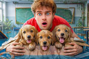 I Found 10 Lost Puppies At School!
