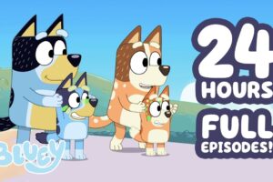 🔴LIVE: 24 HOURS+ Bluey Episodes in HD! ✨ 💙 | Best Bluey Adventures ☀️ | 18 FULL EPISODES | Bluey