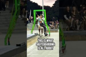PEOPLE ARE AWESOME! 🤯🥳 Just roll with it fest #skateboarding #shorts