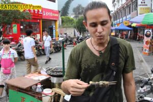 Stinky Tofu - Eating Smelly Tofu in China!