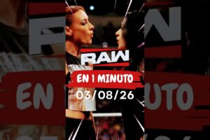 WWE RAW en 1 MINUTO | 03 AGOSTO 2026 | #shorts #wwe #wweraw