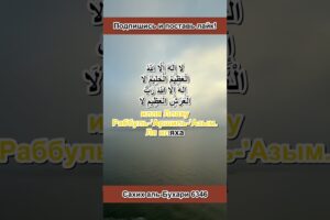 Слова, которые переворачивают любую ситуацию 🤲 Сахих аль-Бухари 6346 #дуа #ислам #shorts