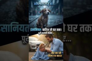 जब बारिश में मिला एक बेसहारा पिल्ला... 🥺❤️ | Emotional Dog Rescue Story | #shorts #ytshorts #ytviral