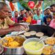 ₹7 Delicious Sattu Makuni with Aloo Chokha & Mango Chutney , Hardworking 70 Years Old Kaka