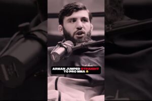 Arman Tsarukyan Had ZERO Amateur Fights?! #armantsarukyan #ufc331 #ufc #danawhite #rookie #mma
