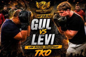 GUL VS LEVI | #HFDB36 | #BOXING #HOODFIGHTS #tko