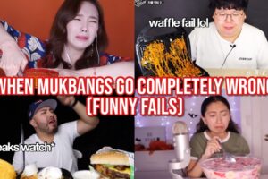 when mukbangs go COMPLETELY WRONG (funny fails)