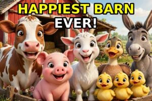 🐮🐷 Happy Barn Animals Playing, Eating & Drinking! | Cutest Farm Animals 2026