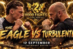 THE EAGLE VS TURBULENTIE | HFDB38 | #BOXING #HOODFIGHT