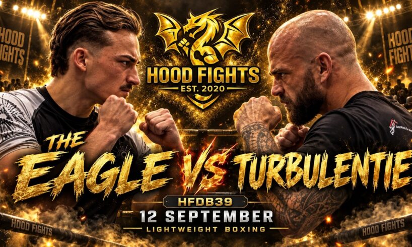 THE EAGLE VS TURBULENTIE | HFDB38 | #BOXING #HOODFIGHT