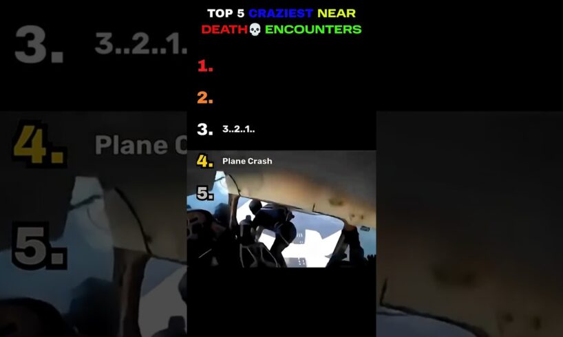 Top 5 Craziest Near Death Encounters (#1 Thought It's Over) #crash #gopro #jump